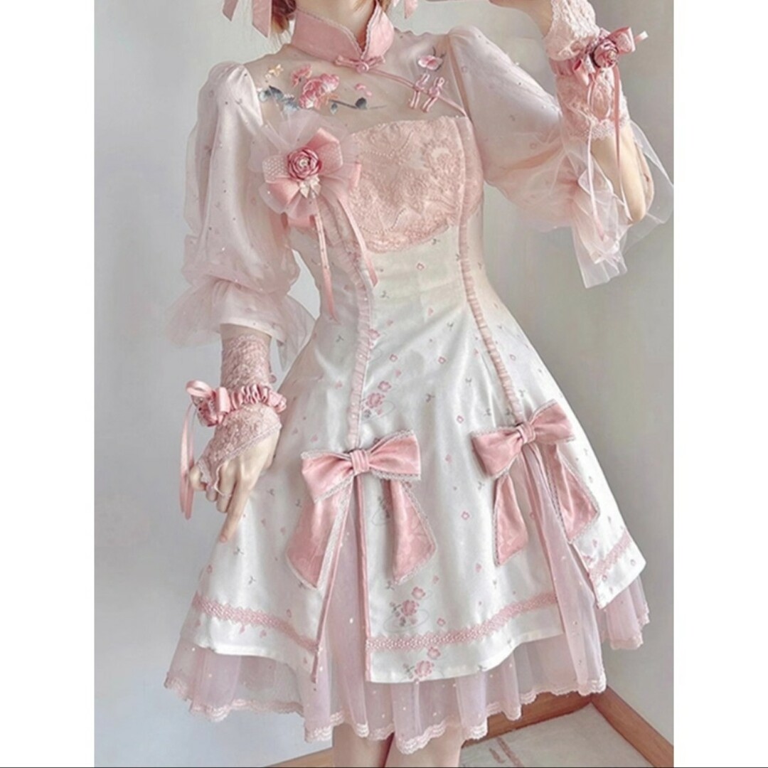 華ロリ lolita チャイナワンピース 中華ロリータ コスプレの通販 華ロリ lolita チャイナワンピース 中華ロリータ コスプレの通販