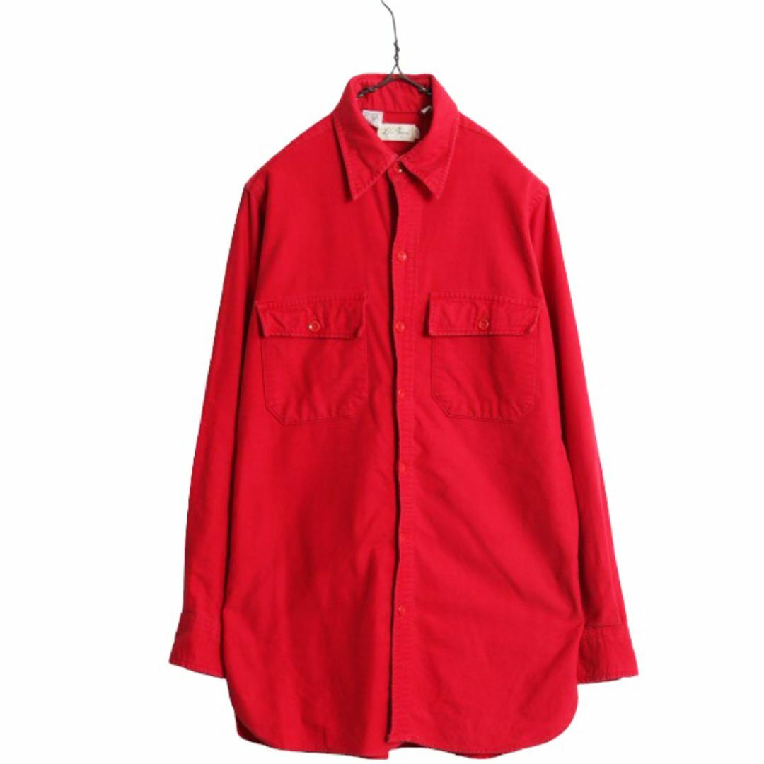 【新作入荷!!】 70s - L.L.Bean 筆記体タグ シャモア コットン エルエルビーン 男性用