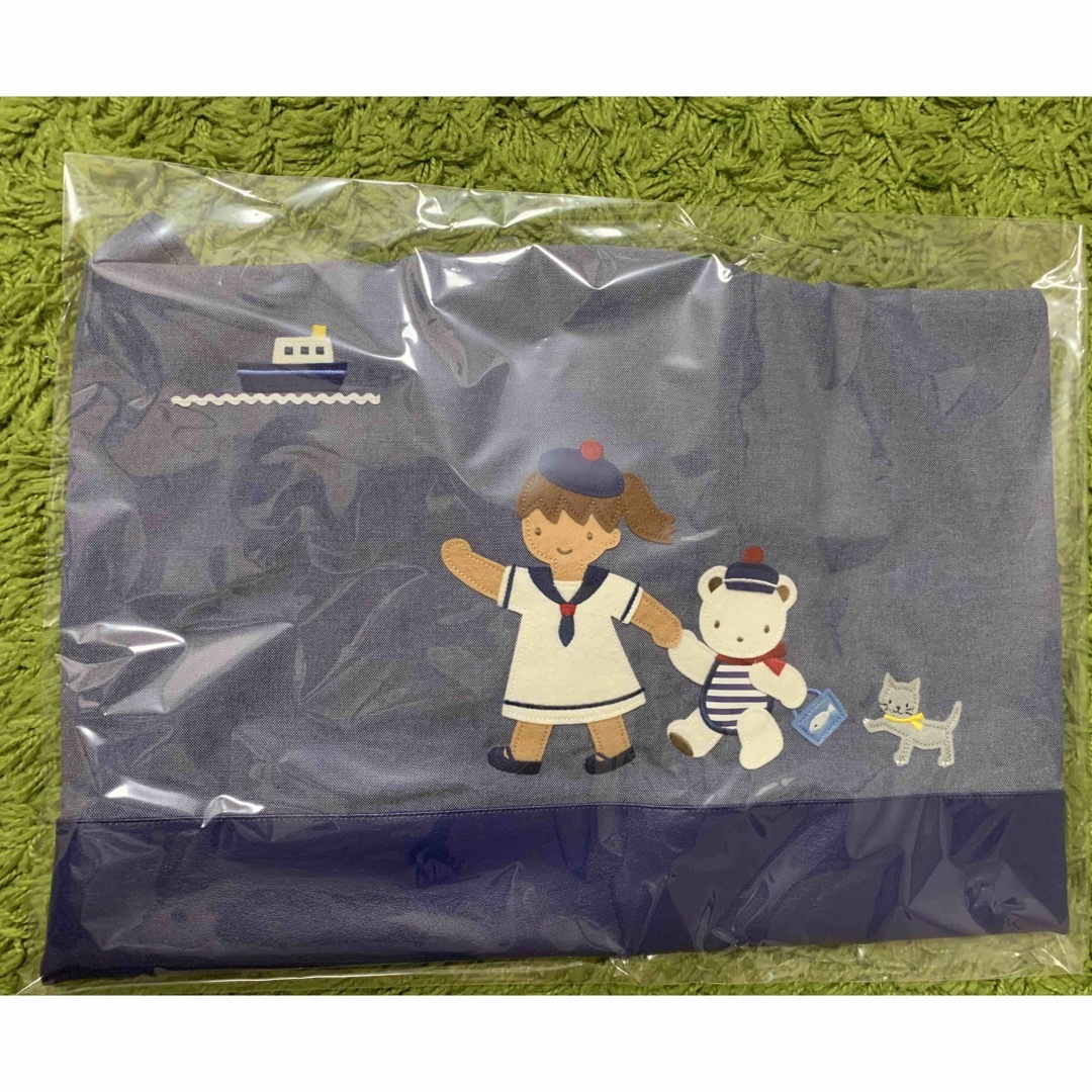完売品】☆ファミリア 女の子 くま マリン デニムバッグ 完売品】☆ファミリア 女の子 くま マリン デニムバッグ
