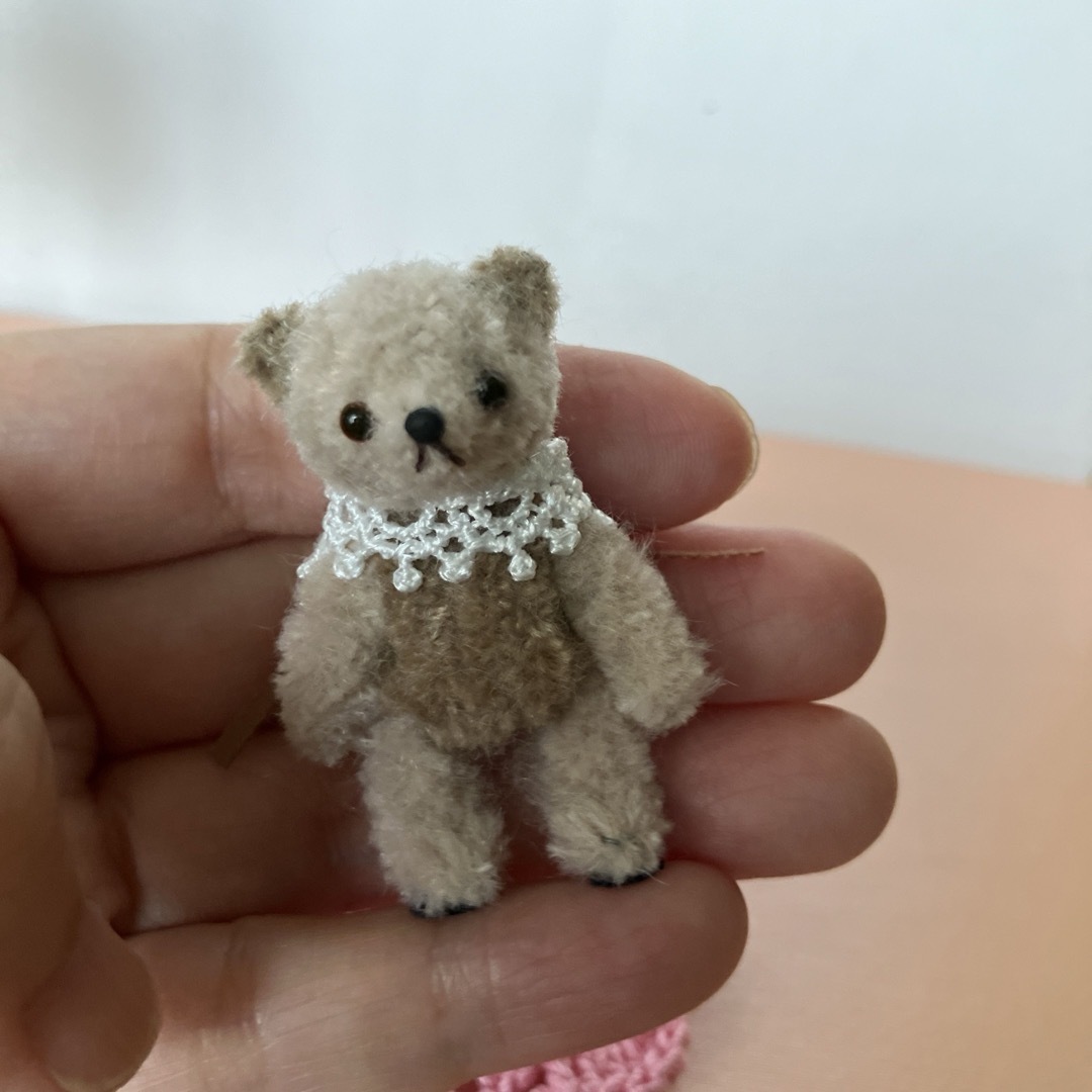モールアート テディベア ツートンカラーのもっと小さなクマ モールアート テディベア ツートンカラーのもっと小さなクマ