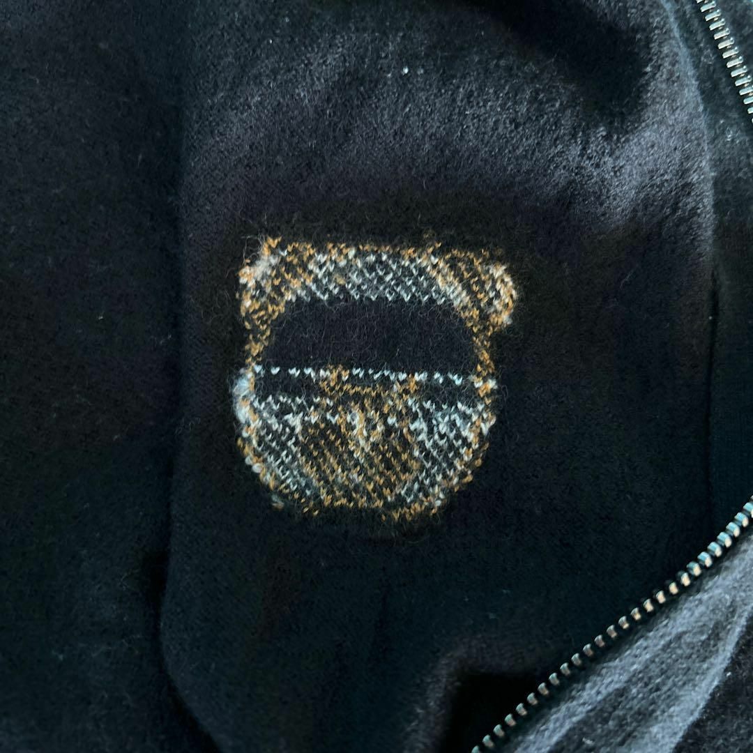 MOSCHINO - 1284 モスキーノ クマさんジップアップフーディー MOSCHINO - 1284 モスキーノ クマさんジップアップフーディー