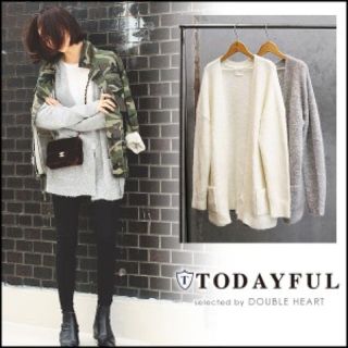 トゥデイフル(TODAYFUL)のTODAYFUL アルパカニットカーディガン(カーディガン)