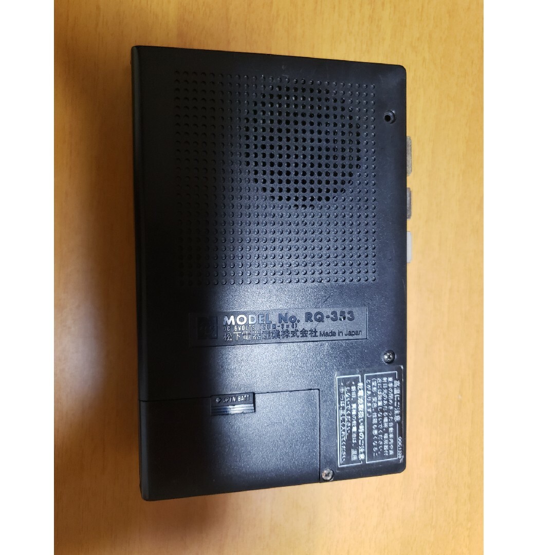 National RQ-353 ポータブルカセットレコーダー ジャンク スマホ/家電/カメラのオーディオ機器(その他)の商品写真