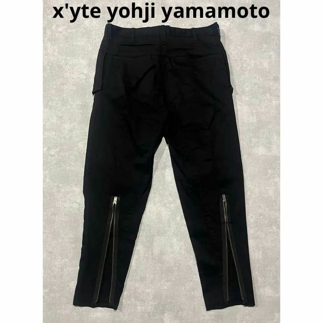 x´yte yohji yamamoto ボンテージパンツ ジップデザイン パンツ x´yte yohji yamamoto ボンテージパンツ ジップデザイン パンツ