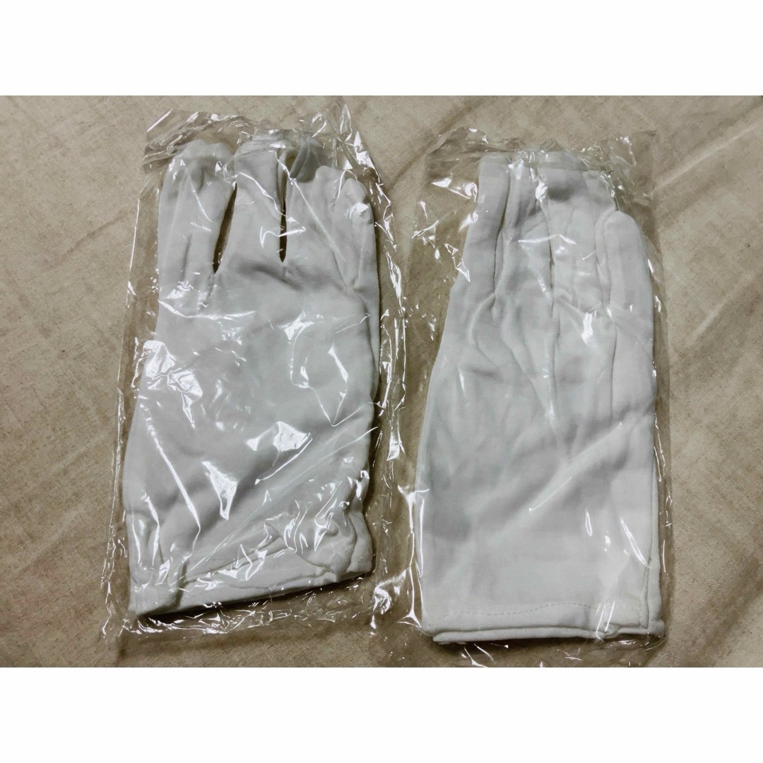 【新品未開封】白手袋 2双セット メンズのファッション小物(手袋)の商品写真