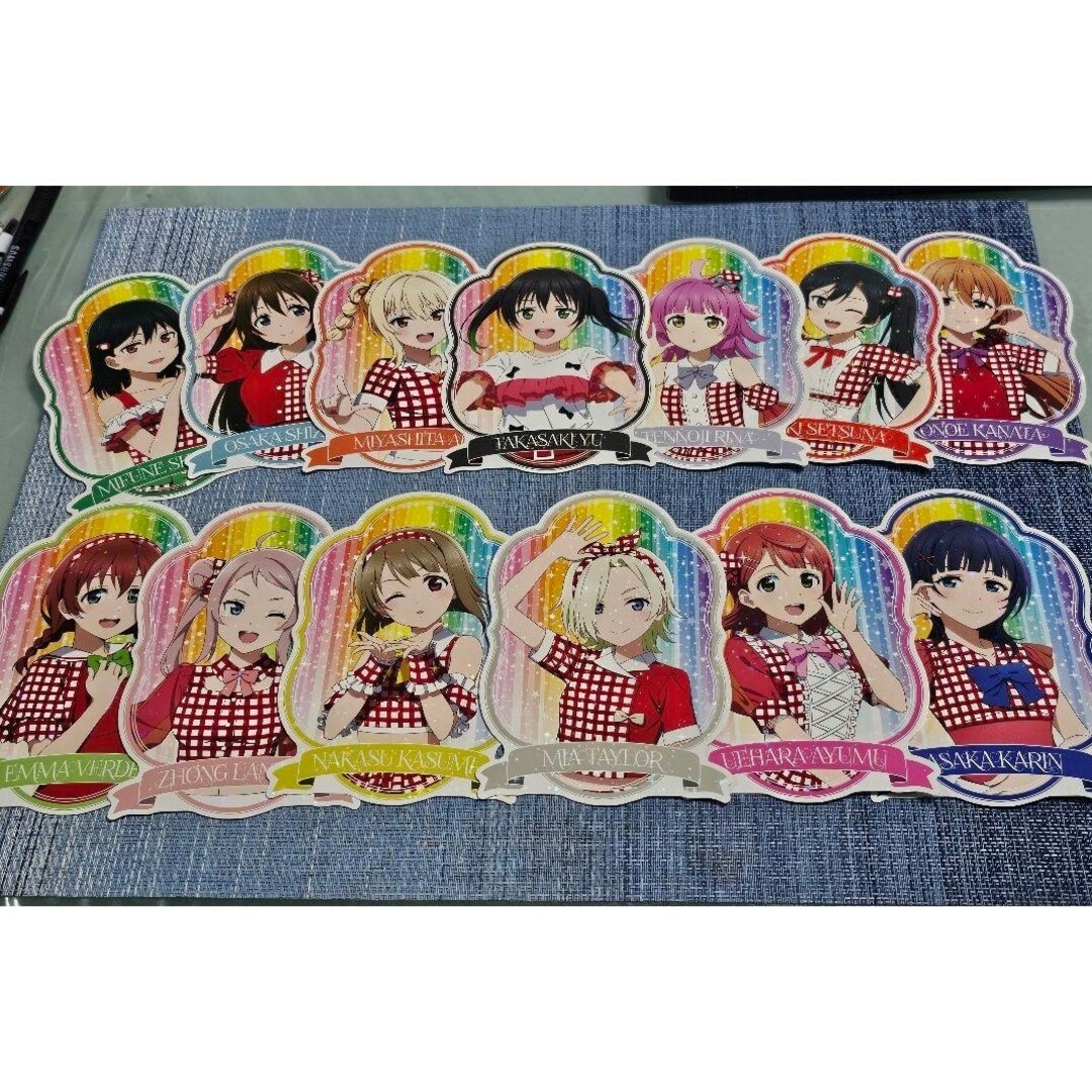 ラブライブ ドコモ キラキラダイカットポストカード 全13種 ラブライブ ドコモ キラキラダイカットポストカード 全13種