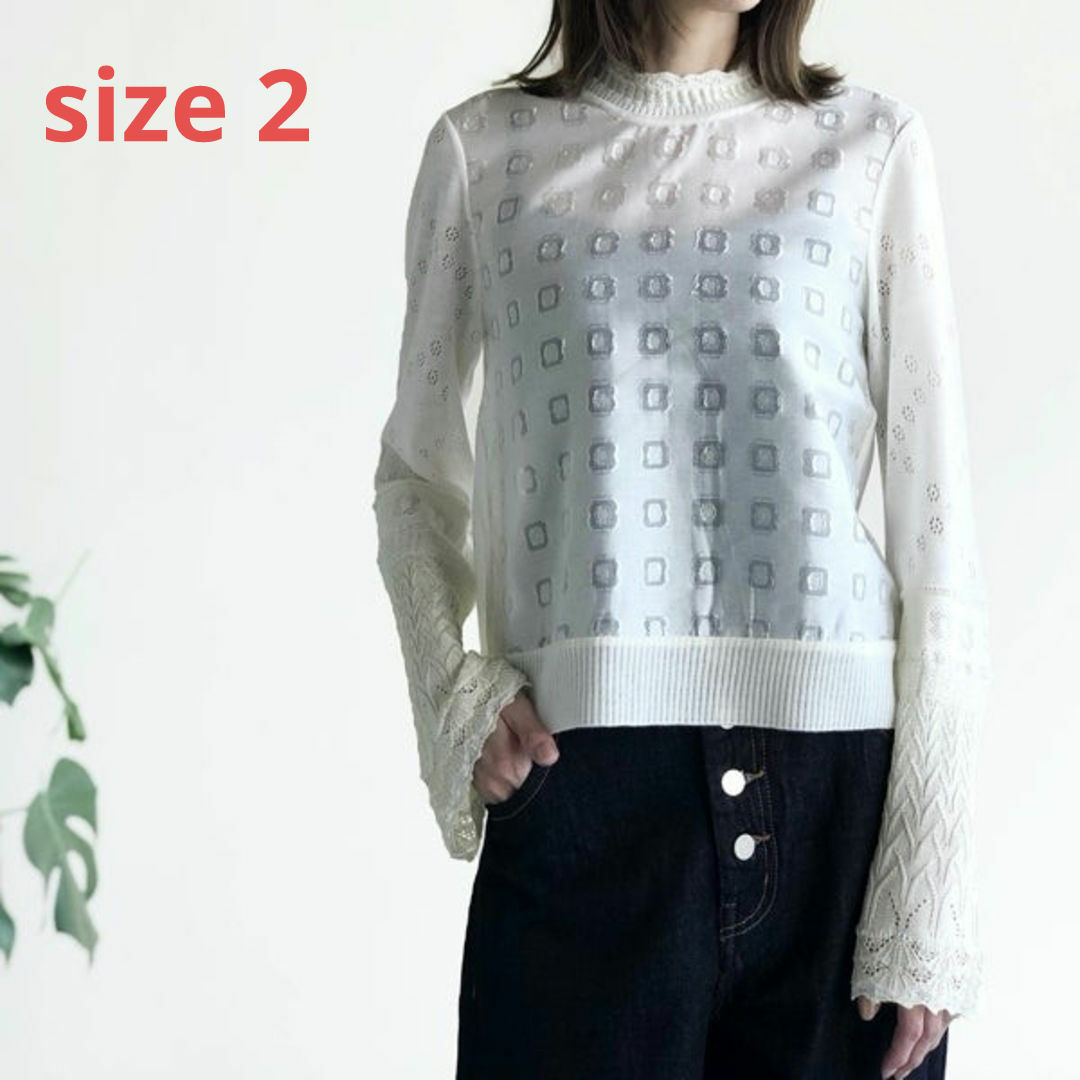 mame - 【Mame Kurogouchi】ニット サイズ2 2020aw mame - 【Mame Kurogouchi】ニット サイズ2 2020aw