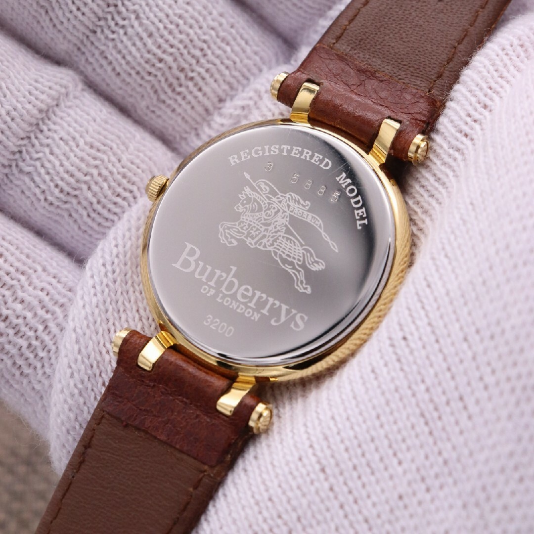 BURBERRY - 未使用品【新品電池】BURBERRY 3200/美品 動作良好 BURBERRY - 未使用品【新品電池】BURBERRY 3200/美品 動作良好