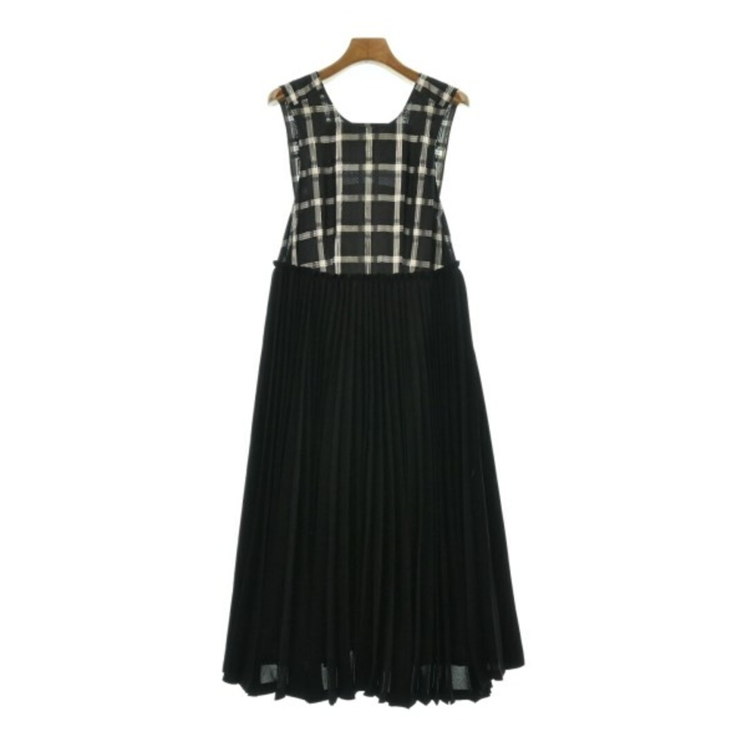 noir kei ninomiya ワンピース XS 黒xグレーxゴールド 【古着 noir kei ninomiya ワンピース XS 黒xグレーxゴールド 【古着