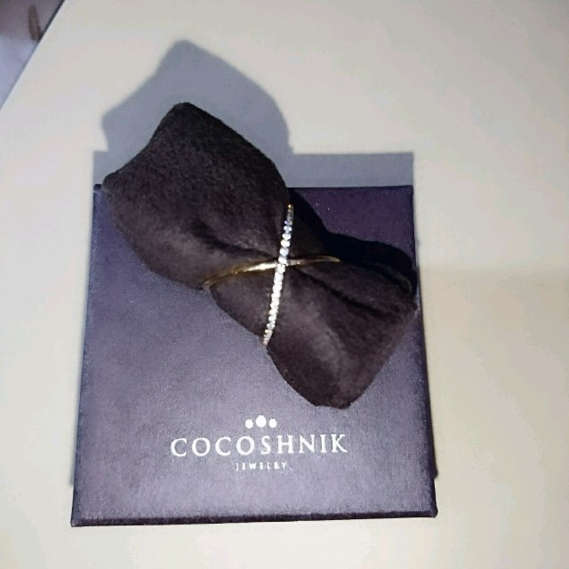 COCOSHNIK(ココシュニック)のCOCOSHNIK ココシュニック クロスダイヤリング ベルシオラ アガット好き レディースのアクセサリー(リング(指輪))の商品写真