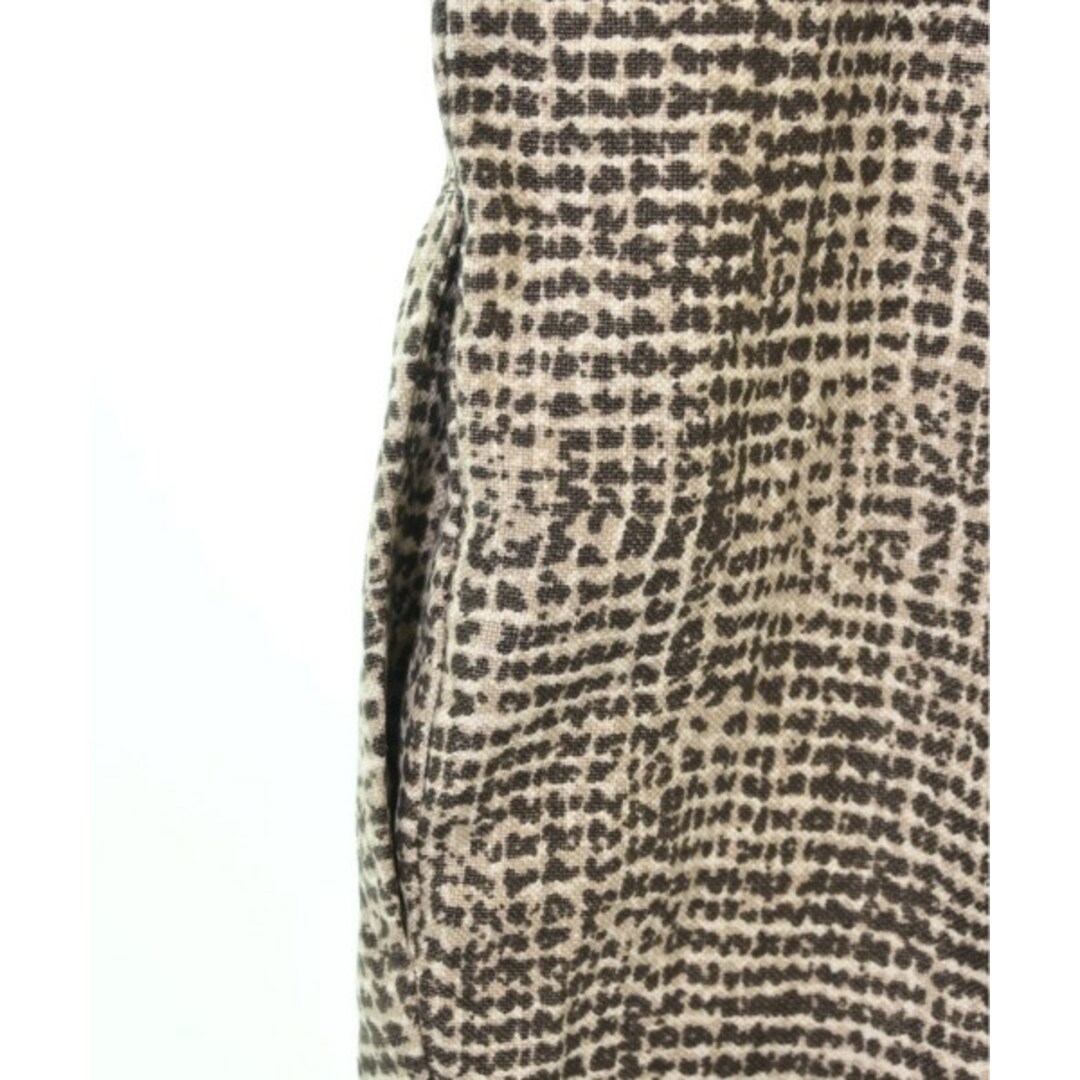 S Max Mara - 'S Max Mara ワンピース 38(S位) 茶xベージュ等(総 S Max Mara - 'S Max Mara ワンピース 38(S位) 茶xベージュ等(総