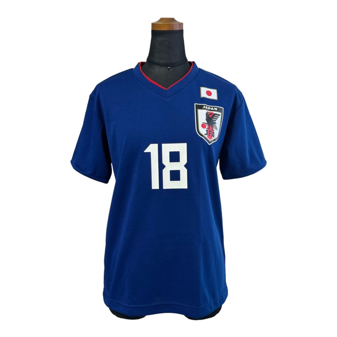 JFA公認 サッカー日本代表 ユニフォーム Tシャツ #18 中島翔哉 JFA公認 サッカー日本代表 ユニフォーム Tシャツ #18 中島翔哉