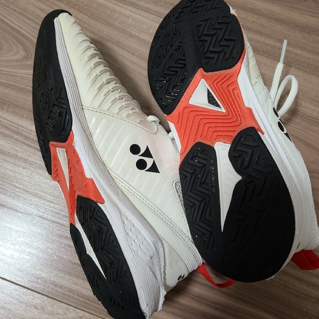 YONEX - ①ヨネックスソニケージ3 白ホワイトテニスシューズ24.0 YONEX - ①ヨネックスソニケージ3 白ホワイトテニスシューズ24.0