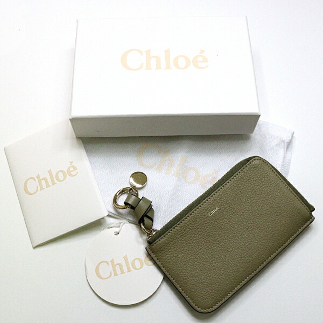 クロエ Chloe グレインレザー製Alphabetウォレット カードケース クロエ Chloe グレインレザー製Alphabetウォレット カードケース