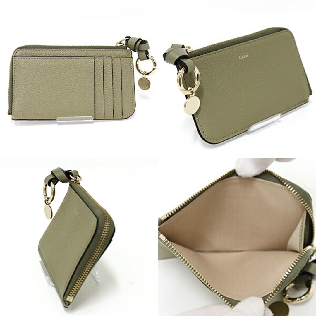 クロエ Chloe グレインレザー製Alphabetウォレット カードケース クロエ Chloe グレインレザー製Alphabetウォレット カードケース