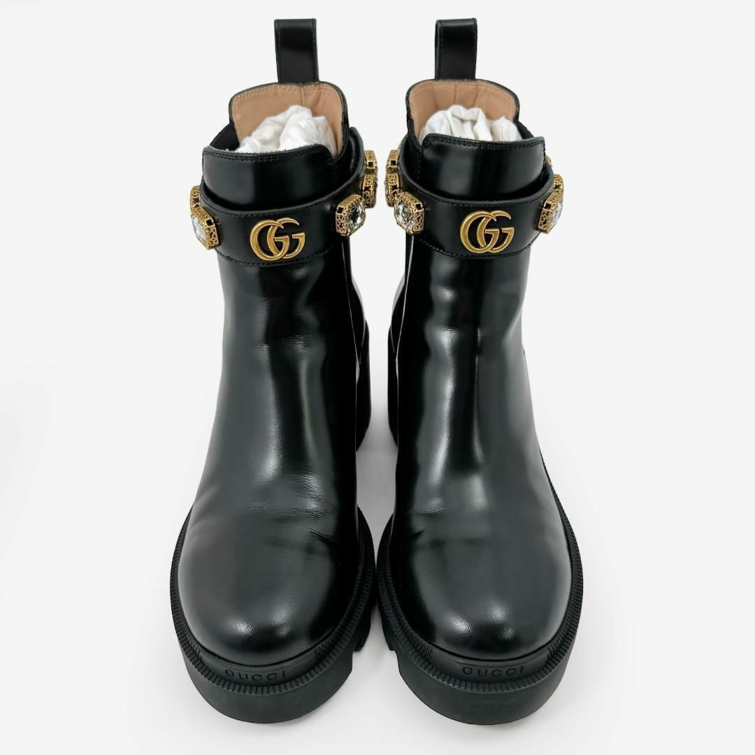 GUCCI - 【定価18万円】美品 グッチ 厚底 ブーツ マーモント GUCCI - 【定価18万円】美品 グッチ 厚底 ブーツ マーモント
