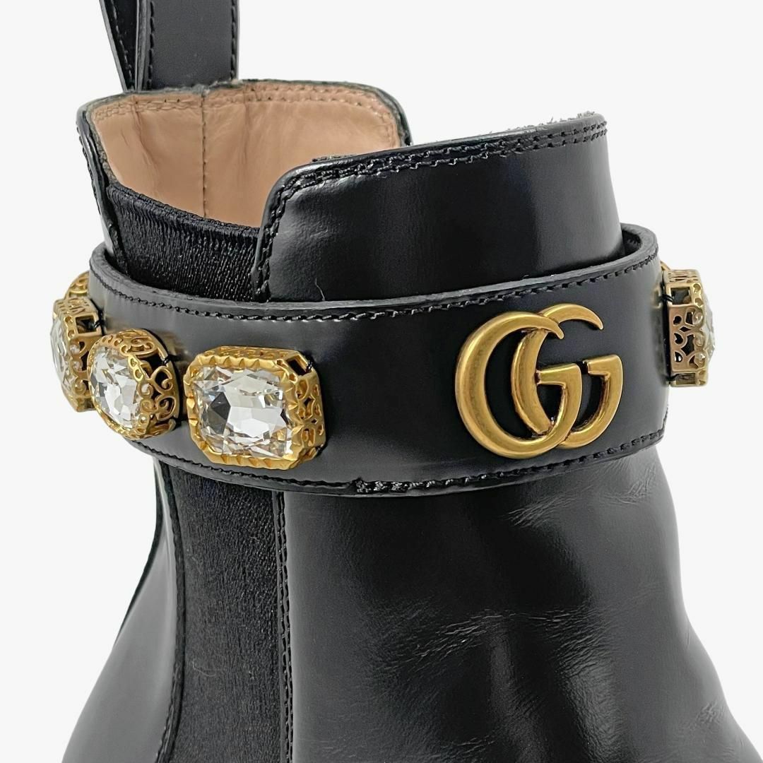 GUCCI - 【定価18万円】美品 グッチ 厚底 ブーツ マーモント GUCCI - 【定価18万円】美品 グッチ 厚底 ブーツ マーモント