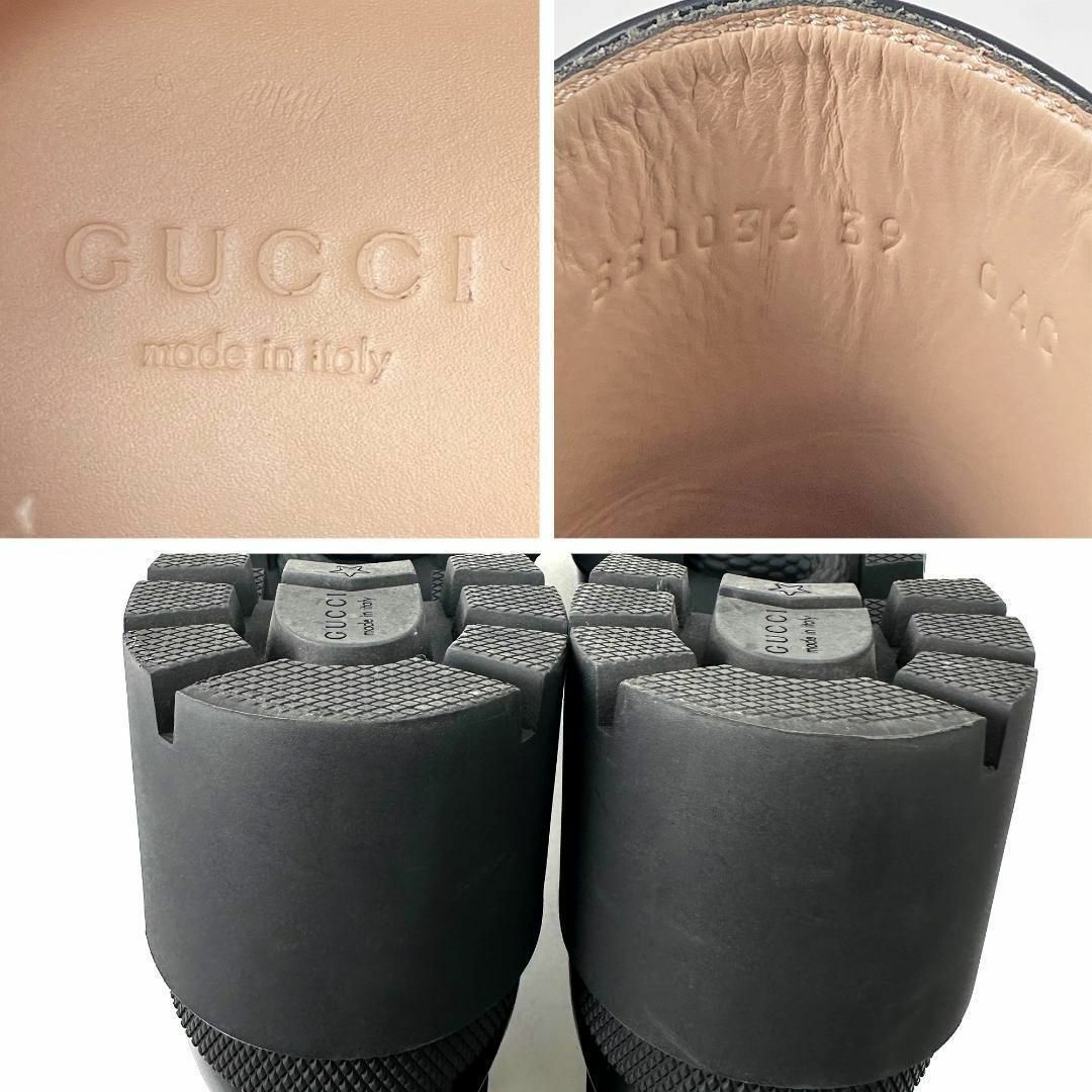 GUCCI - 【定価18万円】美品 グッチ 厚底 ブーツ マーモント GUCCI - 【定価18万円】美品 グッチ 厚底 ブーツ マーモント