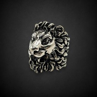 GUCCI - グッチ リング 12号 ライオンヘッド 指輪 メタル GUCCI - グッチ リング 12号 ライオンヘッド 指輪 メタル