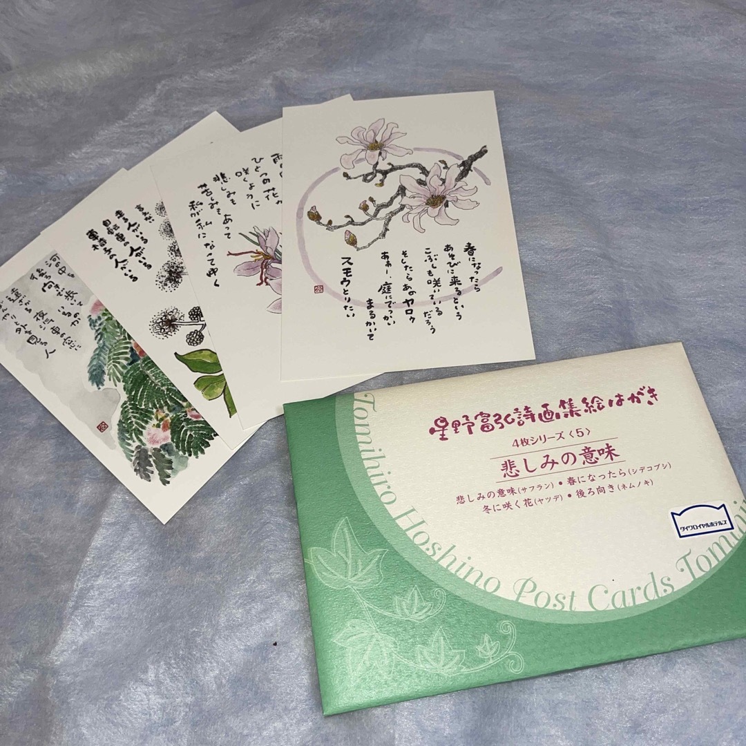 星野富弘詩画集絵はがき ハンドメイドの文具/ステーショナリー(カード/レター/ラッピング)の商品写真