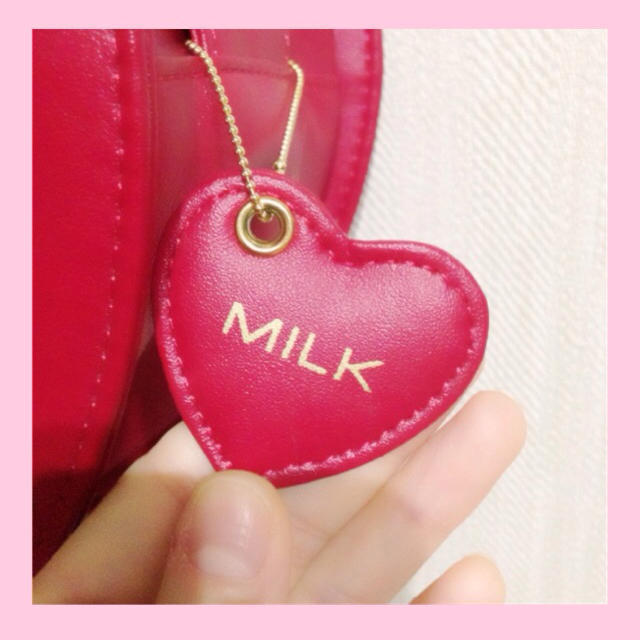 MILK(ミルク)のMILK*ハートbag♡ レディースのバッグ(ハンドバッグ)の商品写真