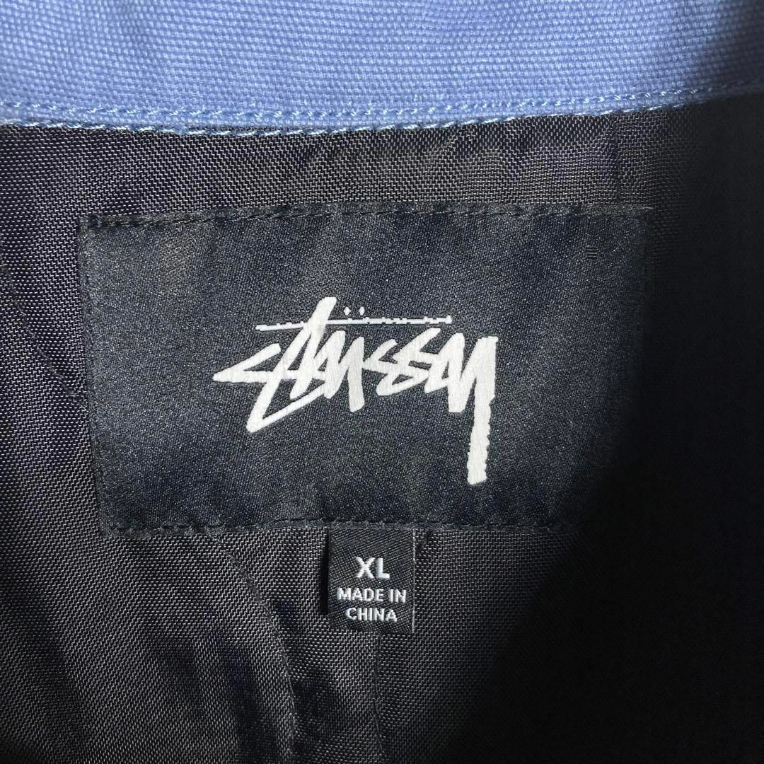 ステューシー stussy デニム カバーオール デニムジャケット L ステューシー stussy デニム カバーオール デニムジャケット L