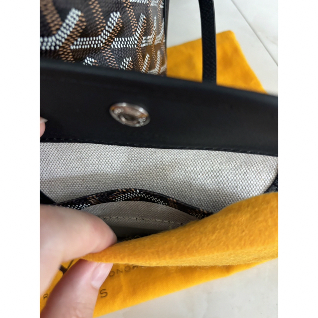 GOYARD - ゴヤール アンジュミニ ポーチ付き トートバッグ ☆未 GOYARD - ゴヤール アンジュミニ ポーチ付き トートバッグ ☆未