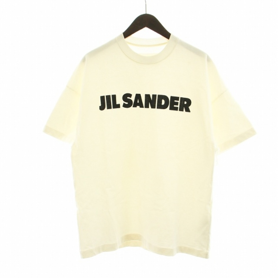 JIL SANDER Tシャツ ロゴ プリント クルーネック 半袖 XS 白 JIL SANDER Tシャツ ロゴ プリント クルーネック 半袖 XS 白