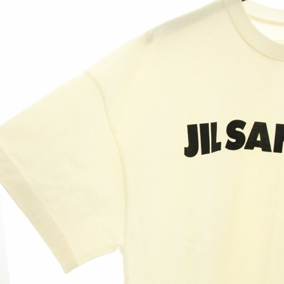 JIL SANDER Tシャツ ロゴ プリント クルーネック 半袖 XS 白 JIL SANDER Tシャツ ロゴ プリント クルーネック 半袖 XS 白