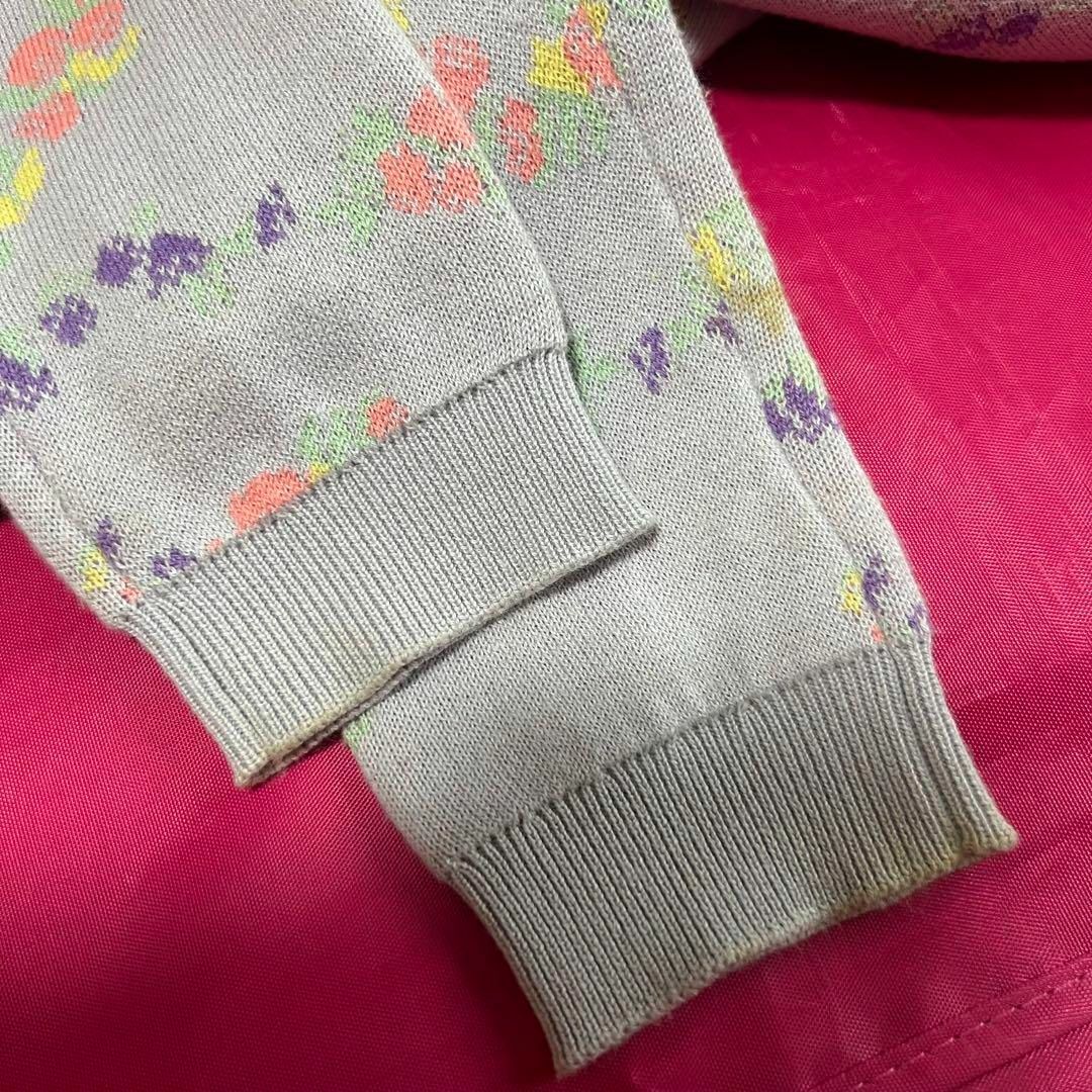 MIU MIU - 【良品】MIU MIU 花柄カーディガン パープル 36 MIU MIU - 【良品】MIU MIU 花柄カーディガン パープル 36