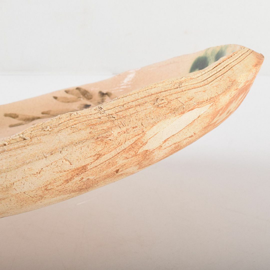 北大路魯山人作 織部 蟹絵 皿 時代箱付 V R7715の通販 by 北大路魯山人作 織部 蟹絵 皿 時代箱付 V R7715の通販 by