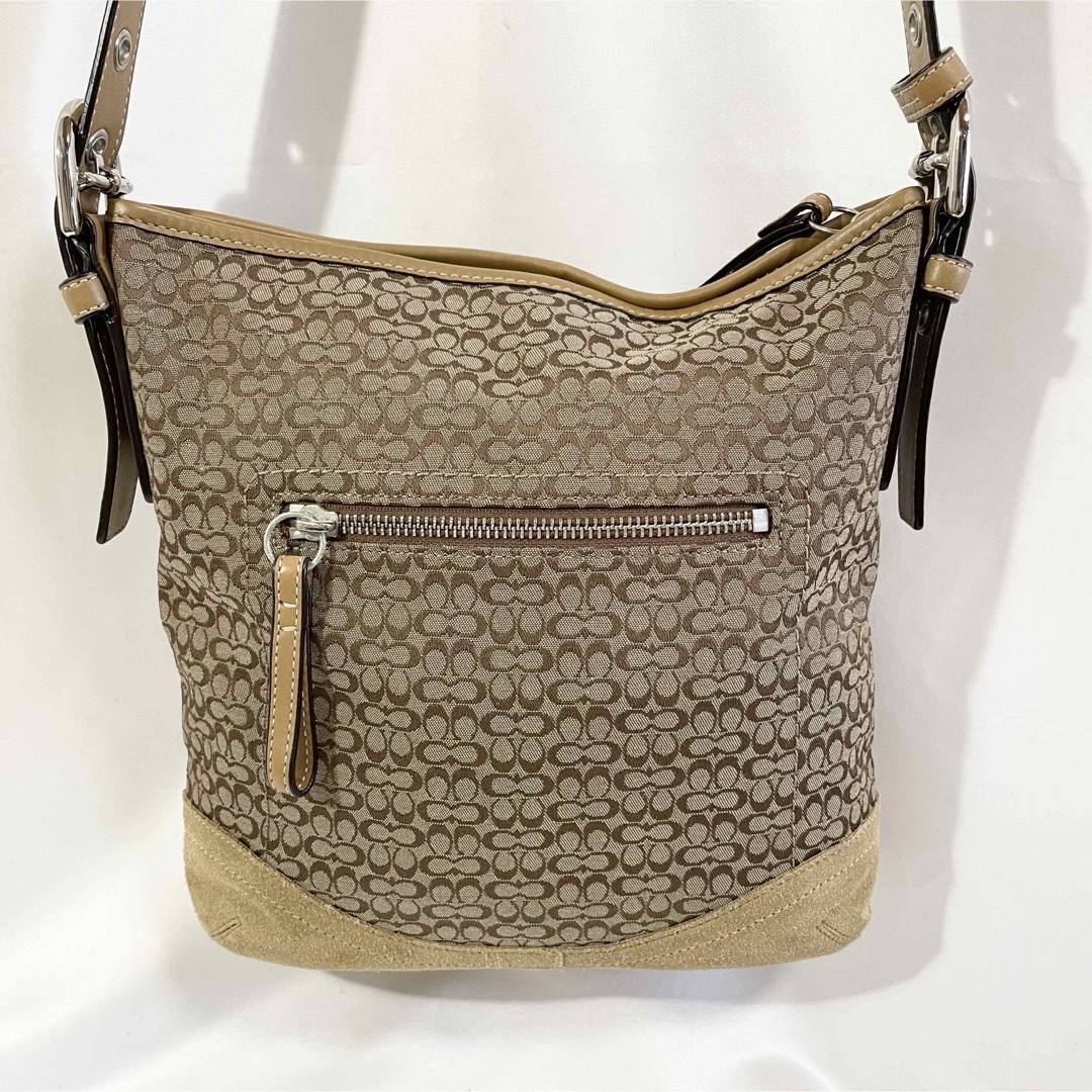 美品 正規品 コーチ COACH ミニシグネチャー ショルダーバッグ 美品 正規品 コーチ COACH ミニシグネチャー ショルダーバッグ