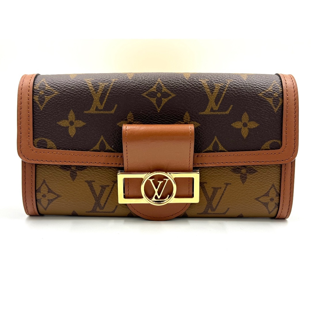 LOUIS VUITTON - LOUIS VUITTON ルイヴィトン モノグラム リバース ポルトフォイユ・サラ ドーフィーヌ 2つ折り 長財布 M46645 超美品