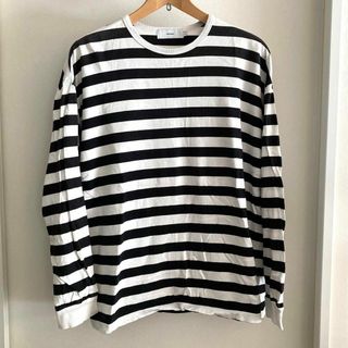 グラフペーパー(Graphpaper)のgraphpaper ボーダー L/S Tee サイズ2 ロンT(Tシャツ/カットソー(七分/長袖))
