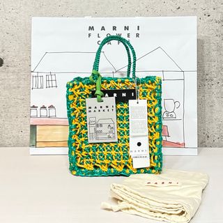 MARNI(かごバッグ/ストローバッグ ・ イエロー/黄色系)の MARNI(かごバッグ/ストローバッグ ・ イエロー/黄色系)の