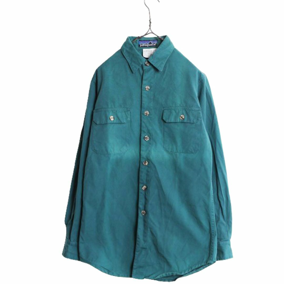 ファッション姫 通販 patagonia - 80s デカタグ パタゴニア コットン キャンバス 長袖 長袖シャツ