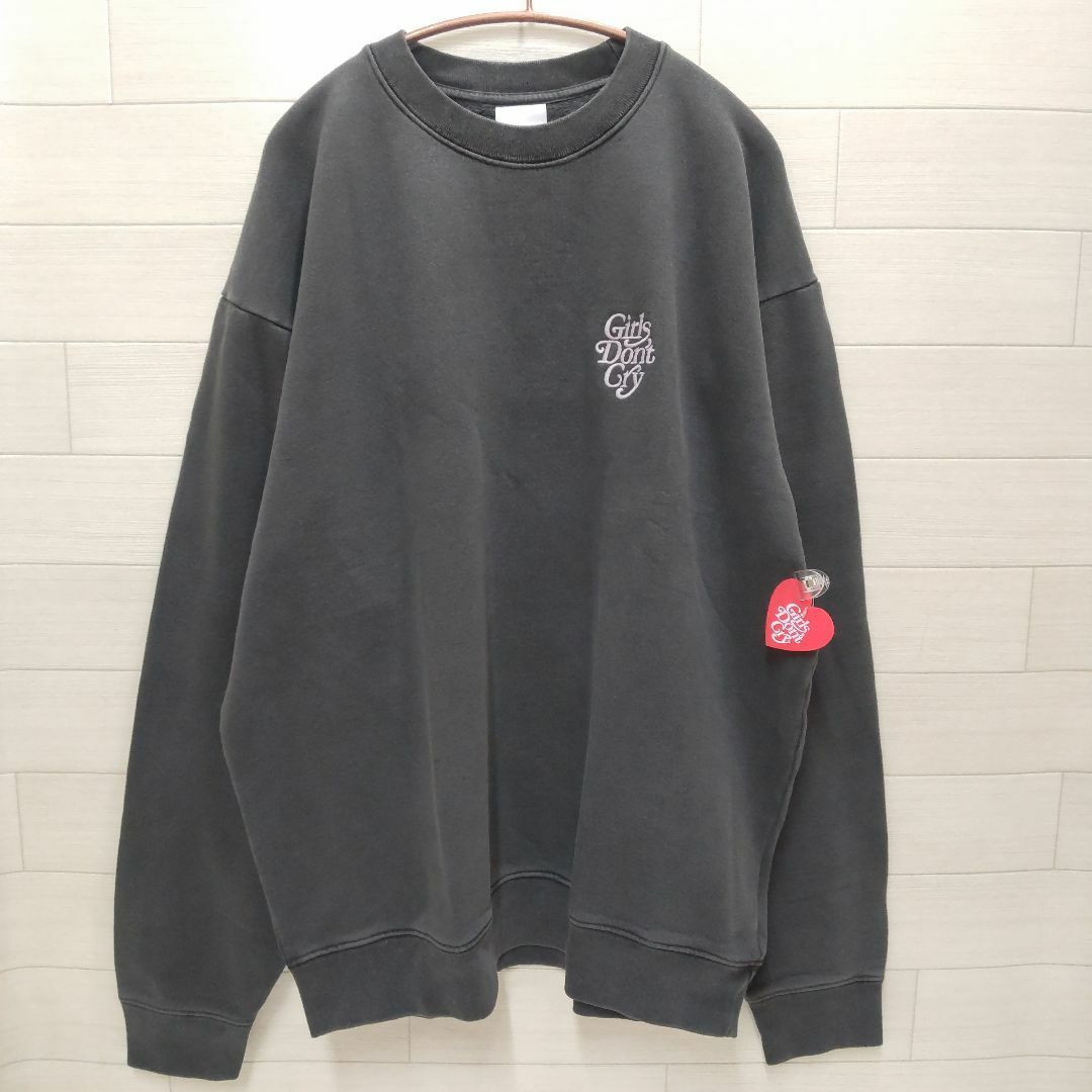未使用ハートタグ付 Girls Don't Cry スエット XL D206 未使用ハートタグ付 Girls Don't Cry スエット XL D206