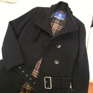 バーバリー(BURBERRY)のブルーレーベル☆スタンドカラーコート(ピーコート)