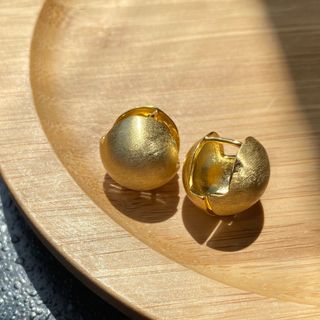 【マットボールピアスゴールド】インポートzara todayful roku(ピアス)