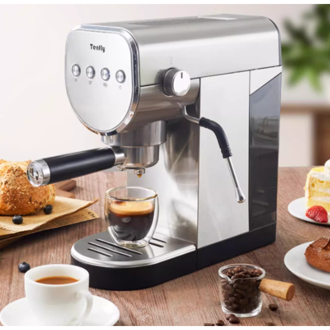 Tenfly エスプレッソマシン家庭用小型 20bar 半自動抽出ステンレス鋼ス :: Rakuten Rakuma｜DEJAPAN - Bid  and Buy Japan with 0% commission