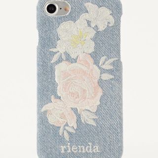 リエンダ(rienda)の新品♡新作♡rienda♡Emaroidery DENIM iPhoneケース(iPhoneケース)