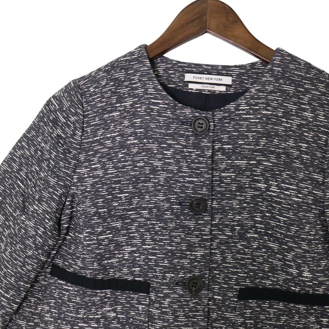 FOXEY させれ NEW YORK フォクシー黒 ワンピーススーツ セットアップ FOXEY させれ NEW YORK フォクシー黒 ワンピーススーツ セットアップ