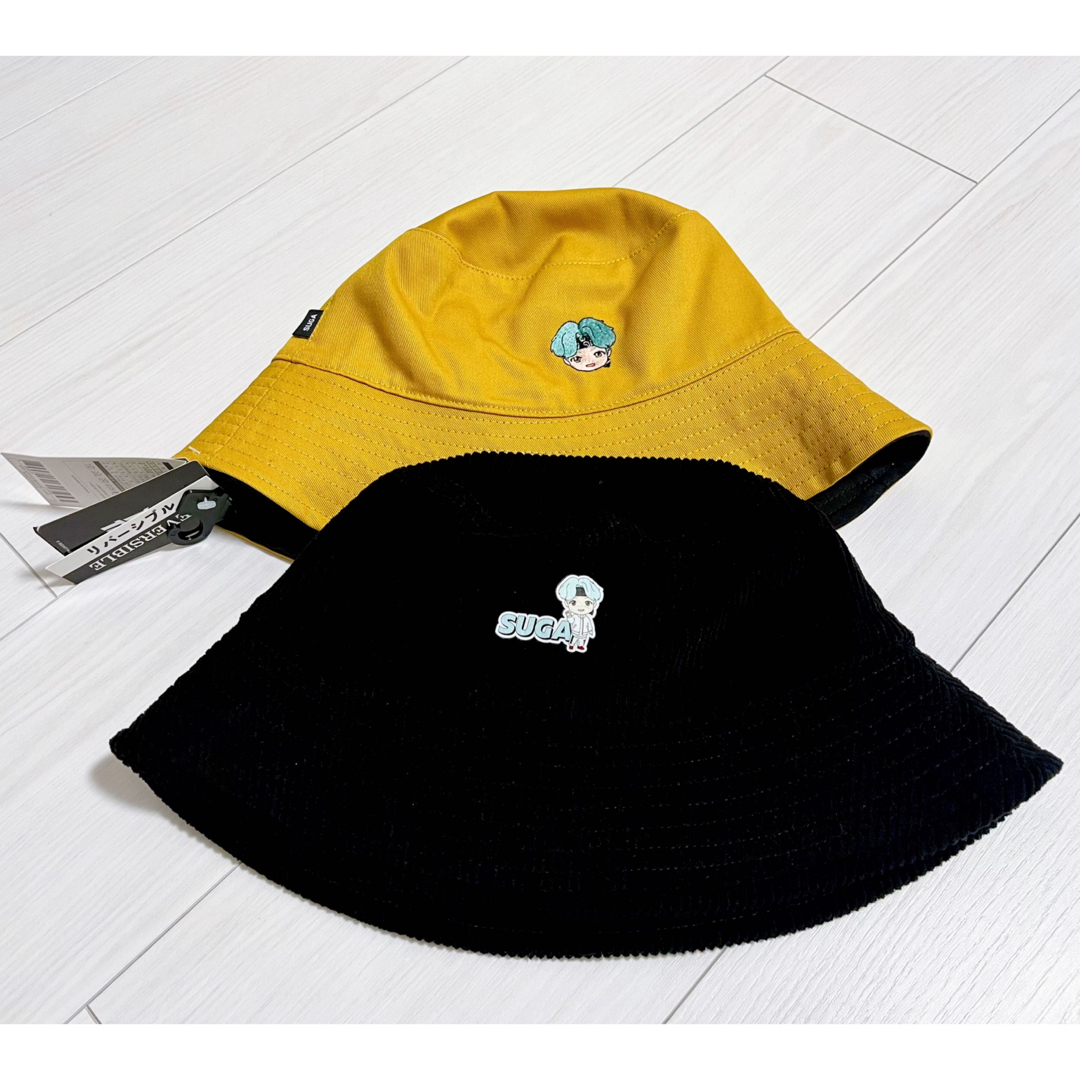 防弾少年団(BTS)(ボウダンショウネンダン)のBTS × しまむら アベイル バケットハット TinyTAN MICDROP エンタメ/ホビーのタレントグッズ(アイドルグッズ)の商品写真