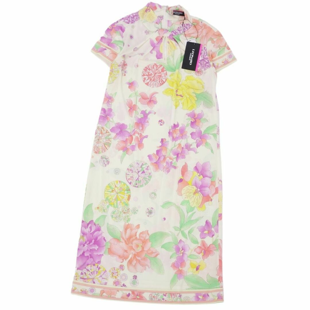 LEONARD - 極美品 レオナール LEONARD FASHION ワンピース 半袖 LEONARD - 極美品 レオナール LEONARD FASHION ワンピース 半袖