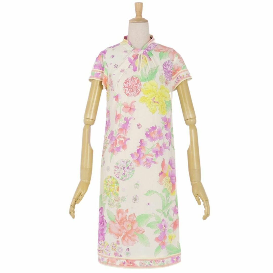 LEONARD - 極美品 レオナール LEONARD FASHION ワンピース 半袖 LEONARD - 極美品 レオナール LEONARD FASHION ワンピース 半袖