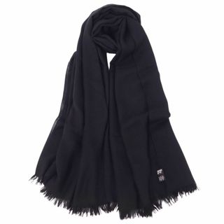 HERMES - 美品 エルメス HERMES マフラー ストール 無地 大判 HERMES - 美品 エルメス HERMES マフラー ストール 無地 大判