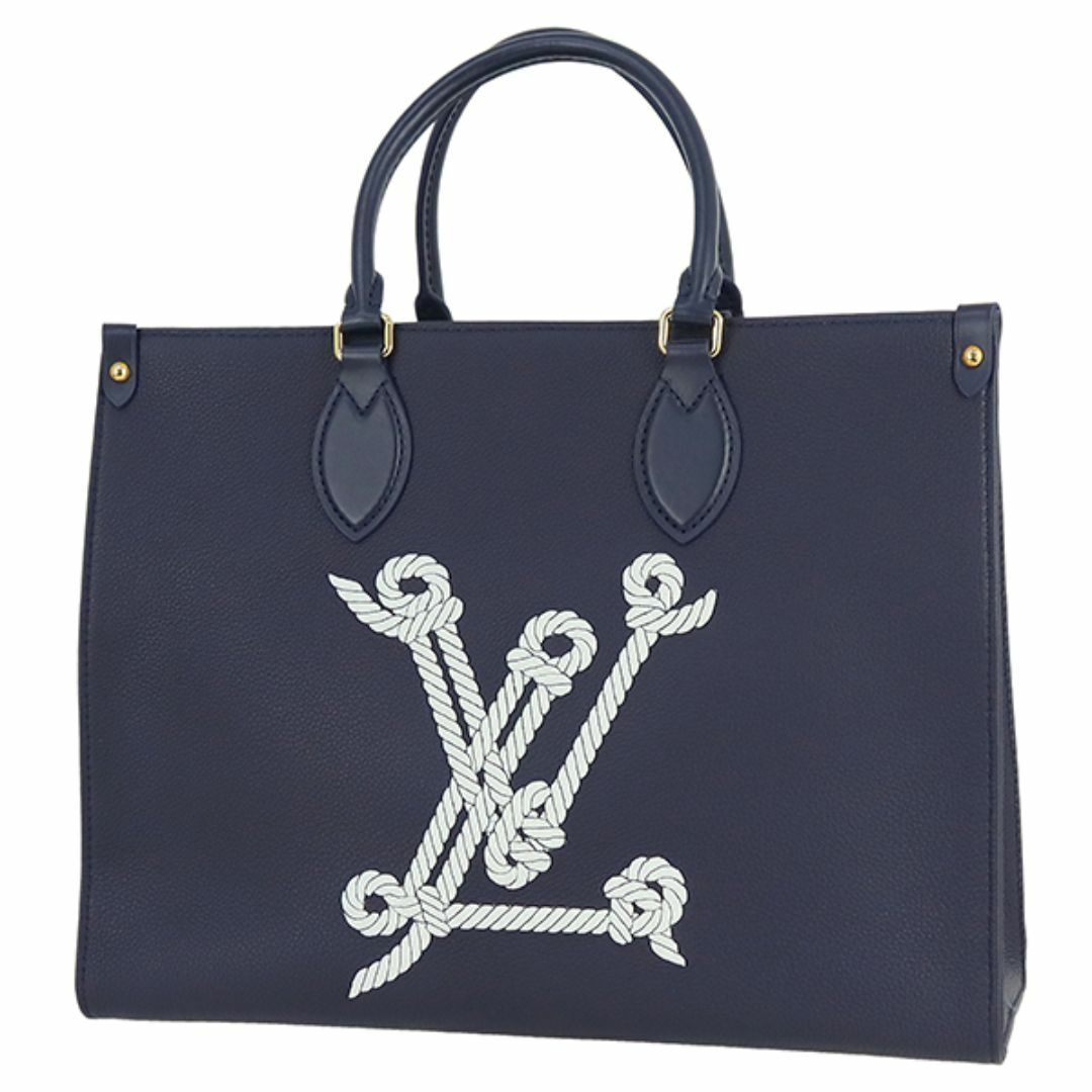 LOUIS VUITTON - ルイヴィトン オンザゴーMM セーラーズノット LV ノーティカル ハンドバッグ トートバッグ ショルダーバッグ ショルダートート 肩掛け 新品 1022