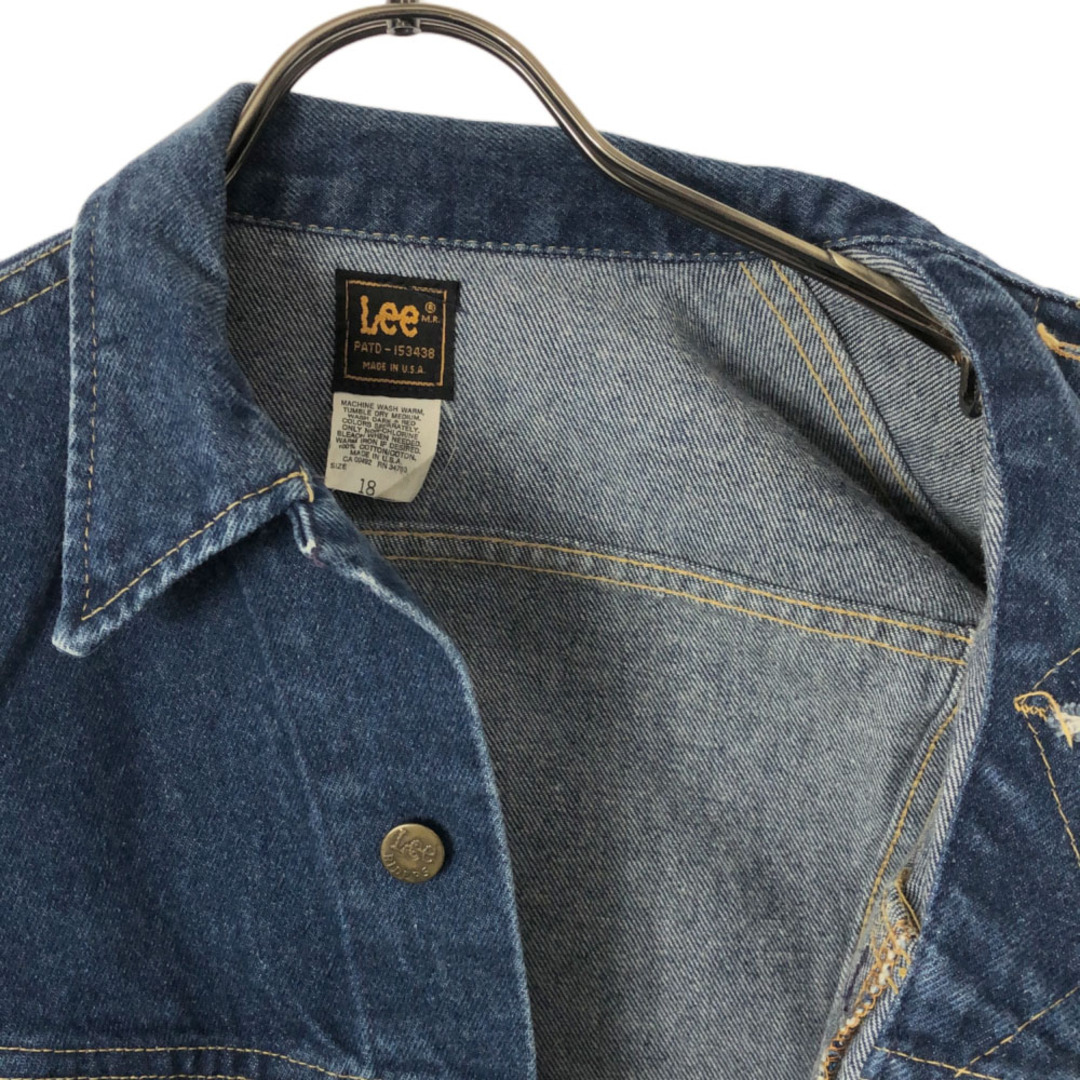 Lee - リー 80s USA製 PATD-153438 デニムジャケット 18 Lee Lee - リー 80s USA製 PATD-153438 デニムジャケット 18 Lee