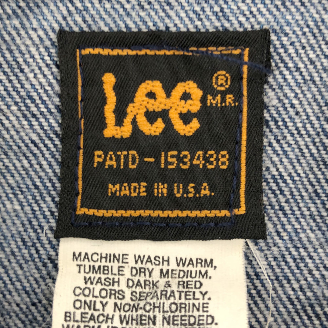 Lee - リー 80s USA製 PATD-153438 デニムジャケット 18 Lee Lee - リー 80s USA製 PATD-153438 デニムジャケット 18 Lee