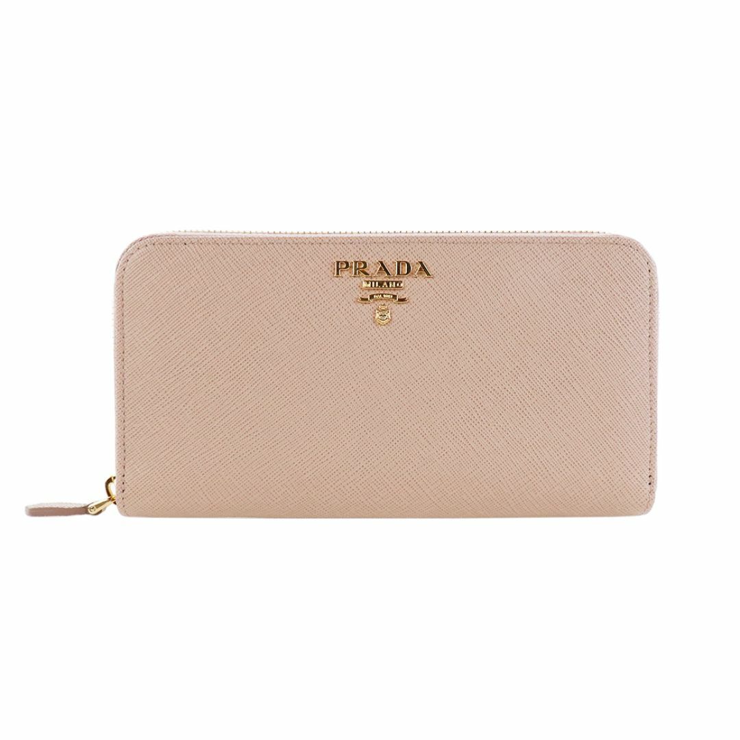 PRADA - プラダ 財布 ラウンドファスナー 長財布 サフィアーノ PRADA - プラダ 財布 ラウンドファスナー 長財布 サフィアーノ